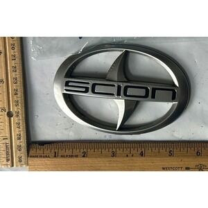 Name: Scion Chrome Rear‎ Trunk Emblem Badge